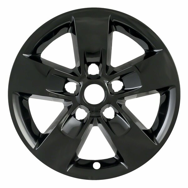 Coast2Coast 17", 5 Spoke, Gloss Black, Plastic, Set Of 4, Not Compatible With Steel Wheels IWCIMP345BLKN